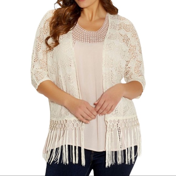 New Maurices Plus Size Scalloped Lace 
